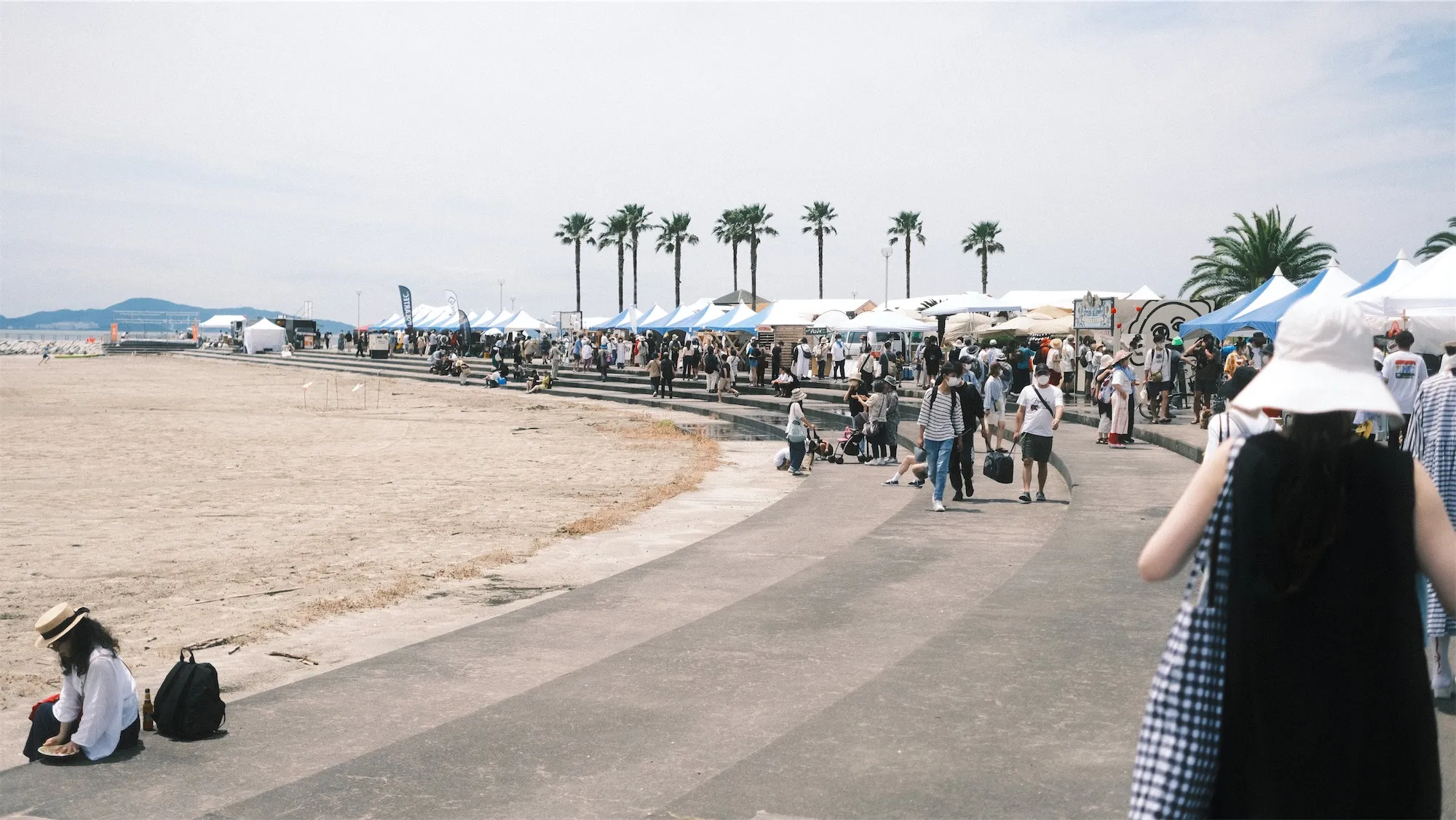 森道市場の写真。出店も多くて楽しい。