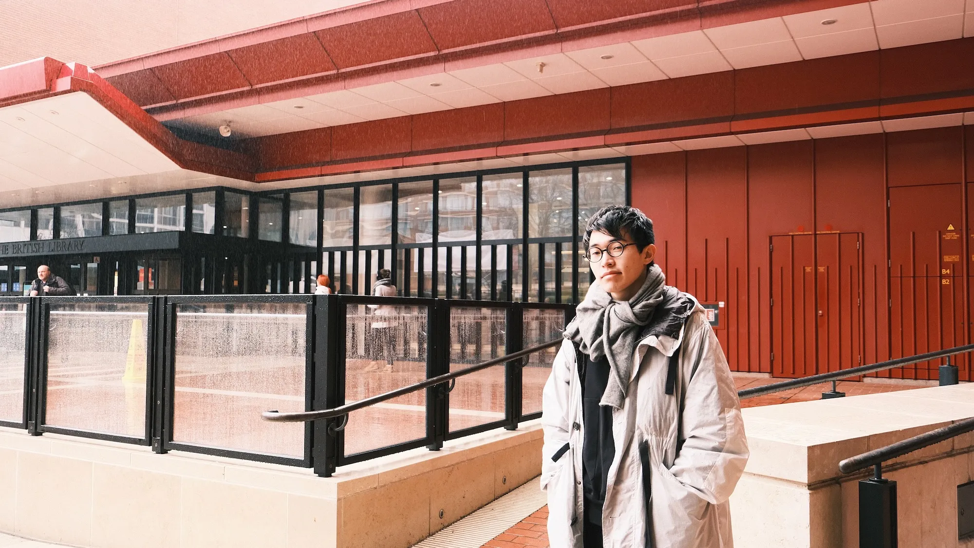 大英図書館で撮った写真。