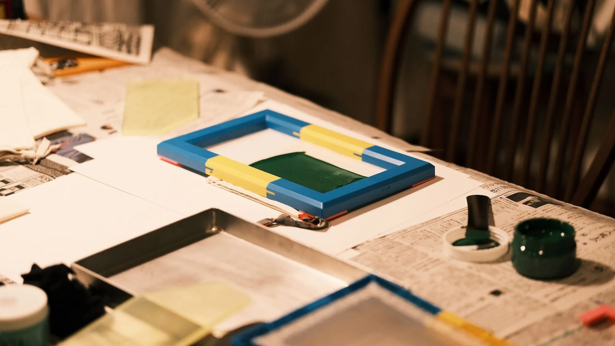 シルクスクリーンキット。面白いので今後も生かしたい