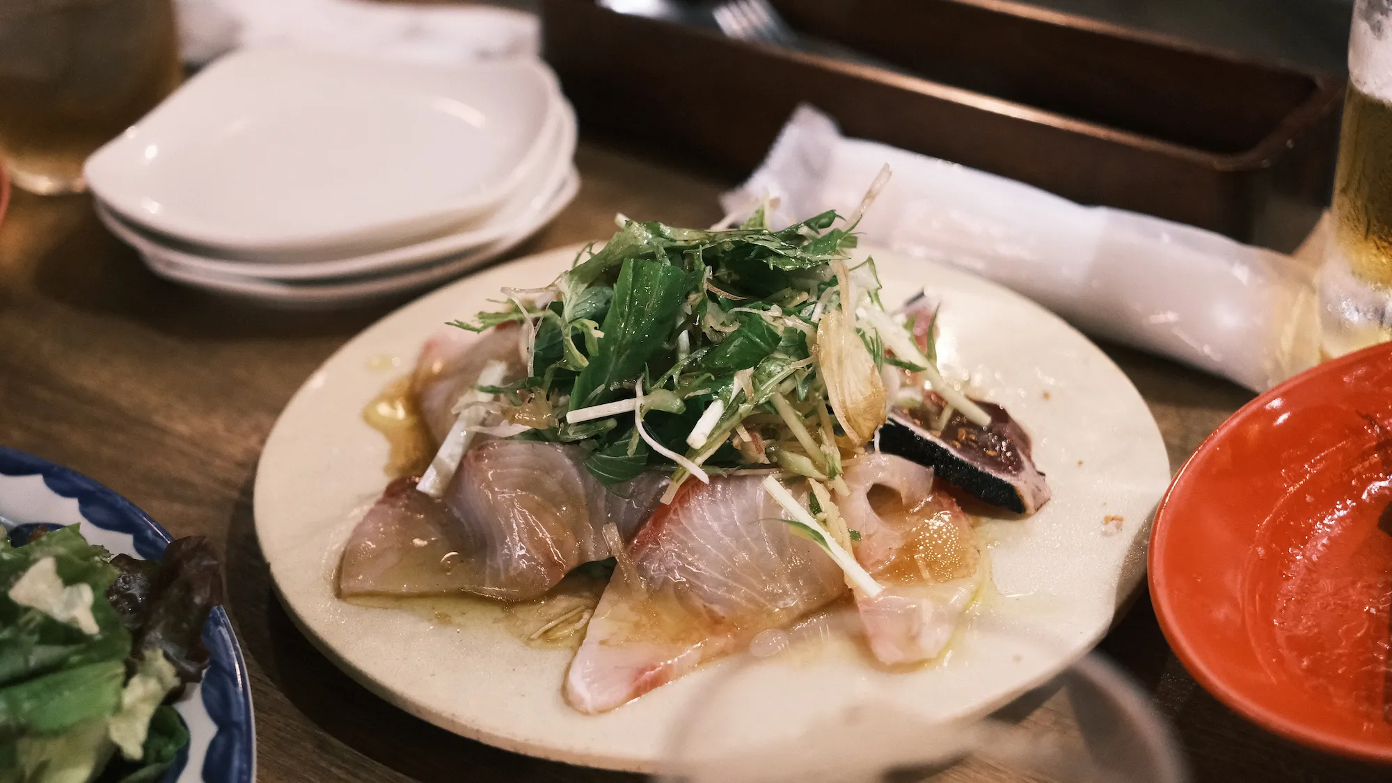 工藤くんと友達と食べた魚系の何か