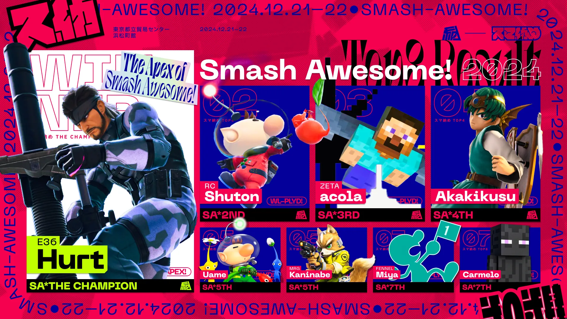 スマ納めのトップ8リザルト